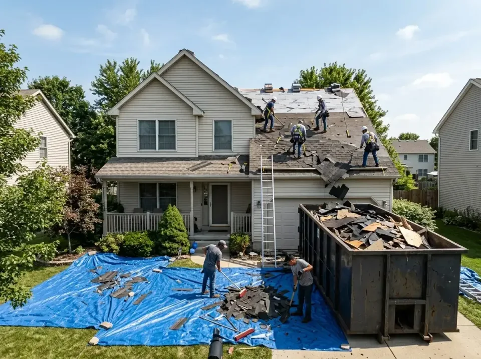 roof-replacement-debris-remova-004 — frequently asked questions, Cheapest Dumpster Rentals in Indiantown, FL